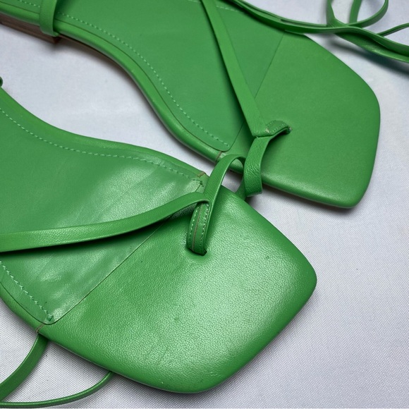 Marc Fisher Womens Mireya Green Ankle Strap Sandals Size 7 - Picture 2 of 16